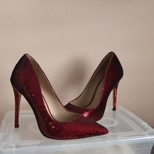Red Sparkle heels